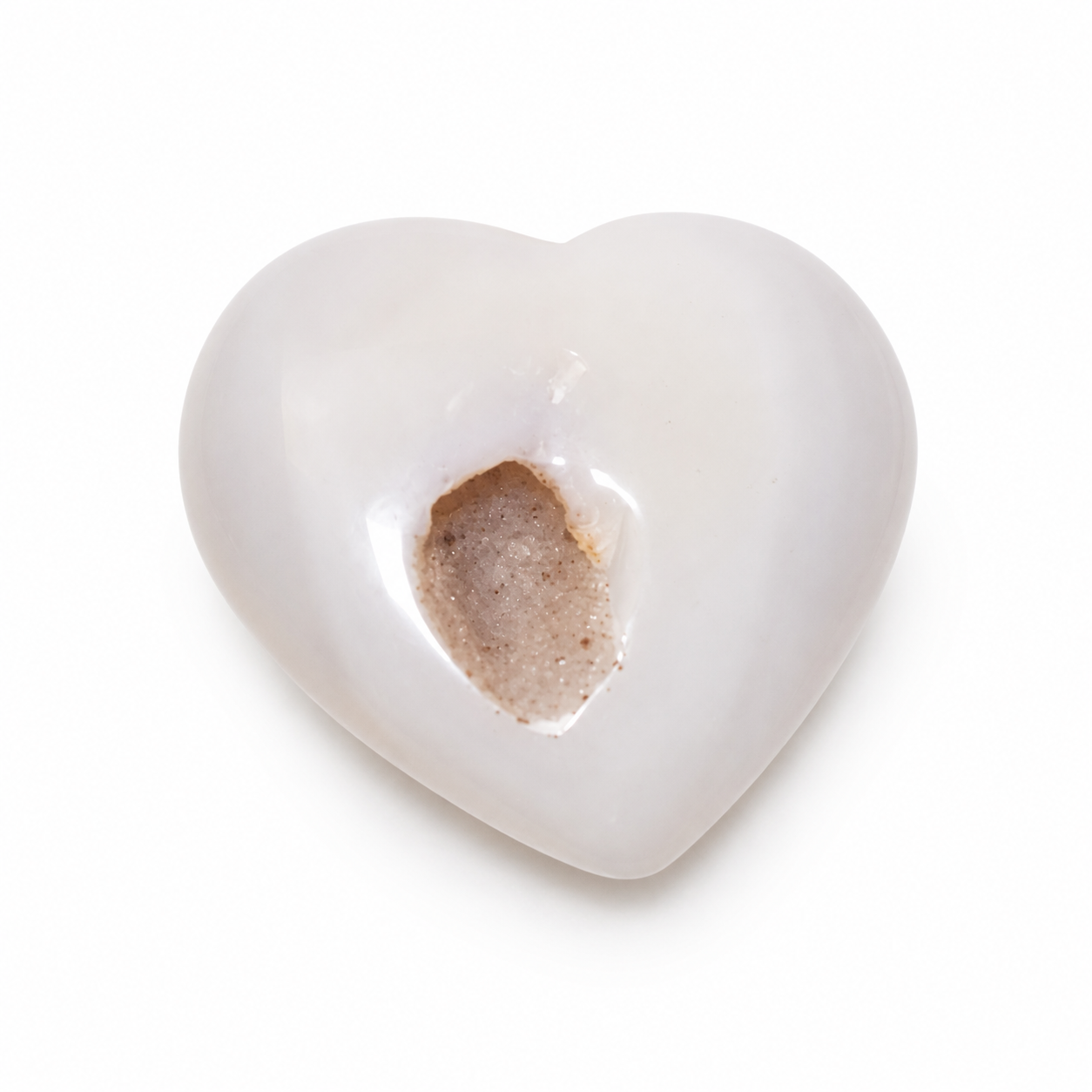 Angel Aura Agate Heart