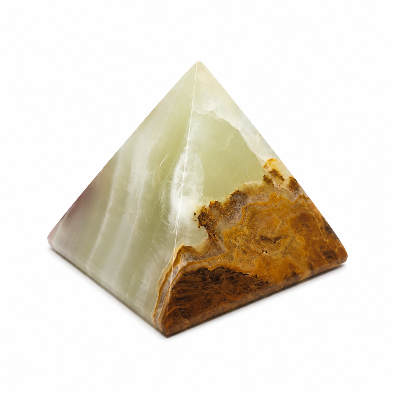 Green Onyx Pyramid
