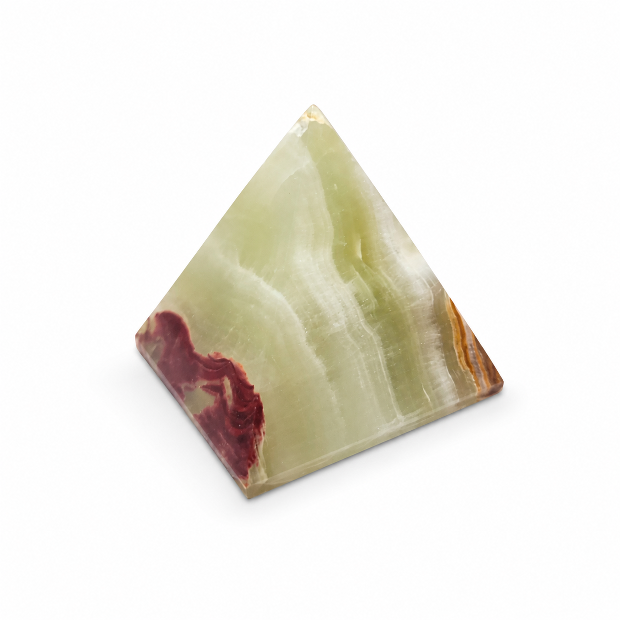 Green Onyx Pyramid