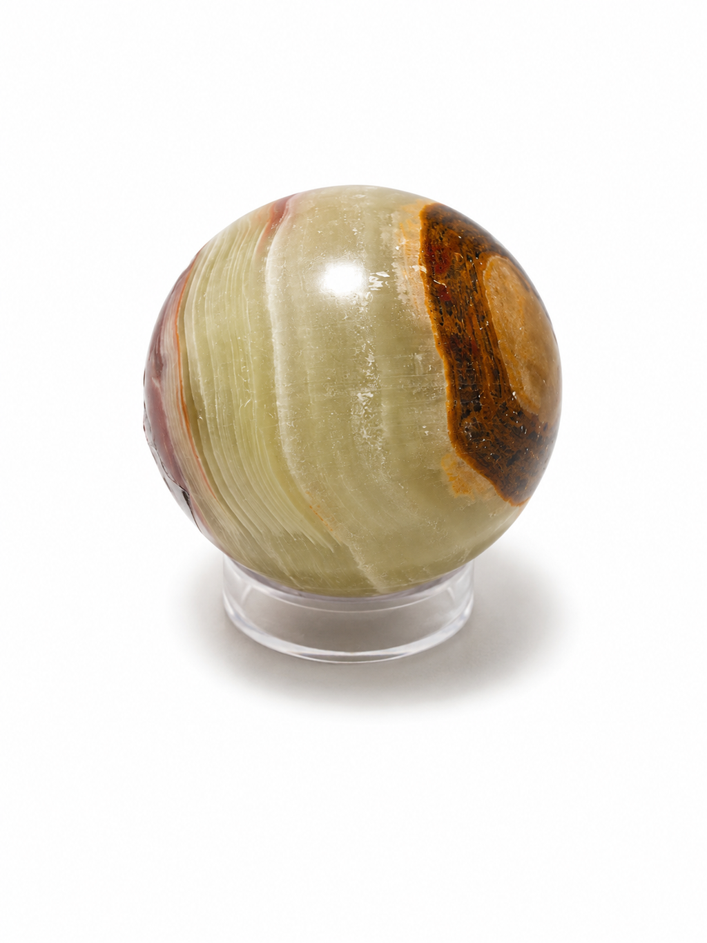 Green Onyx Sphere