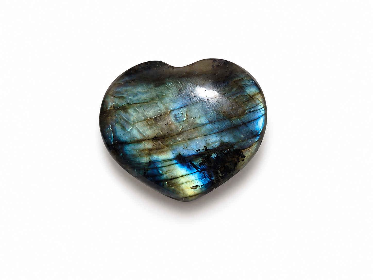 Labradorite Mini-Hearts