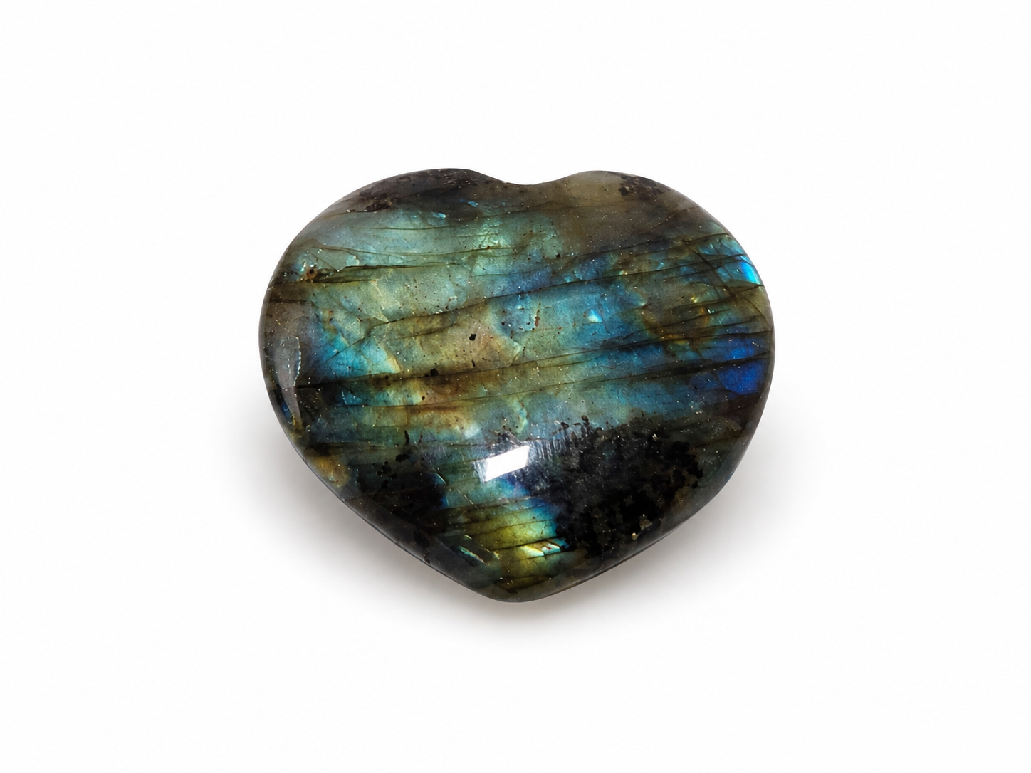 Labradorite Mini-Hearts