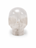 White Quartz Gem Skull