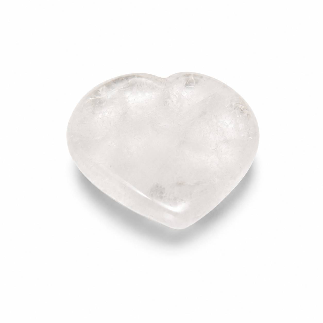 Quartz Heart Worry Stone